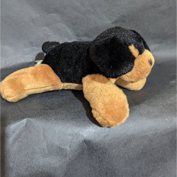 Mary Meyer Life Good Black Dog Plush 8" Pesky Pups Rottweiler Soft - Picture 2 of 7